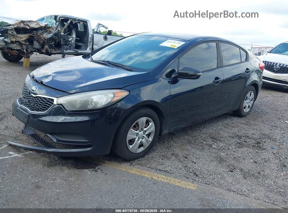 KNAFX4A6XG5612572 2016 KIA FORTE Черный Передняя левая четверть