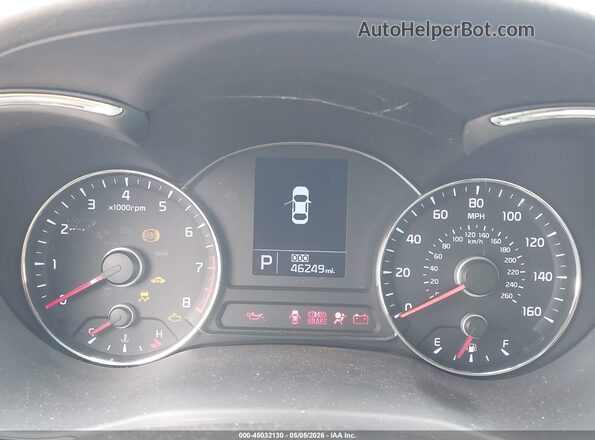 KNAFX5A87G5601276 2016 KIA FORTE Black Вид задніх сидінь