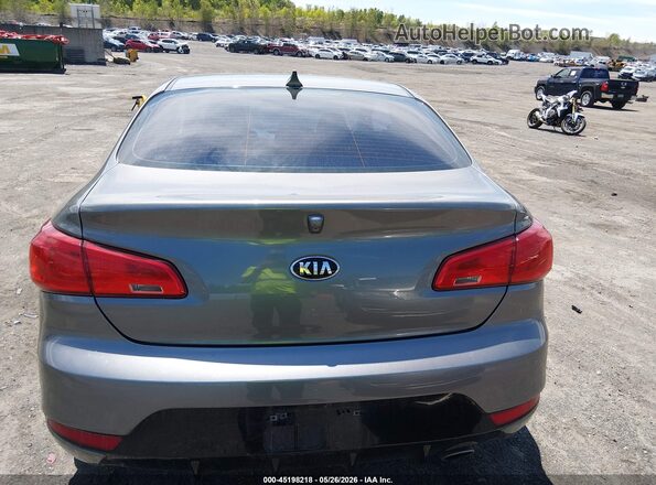 KNAFX6A8XG5634052 2016 KIA FORTE KOUP Gray 