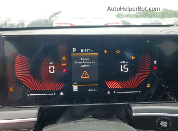 KNAG44J80T5401289 2026 KIA K5 Gray Вид щитка приладів