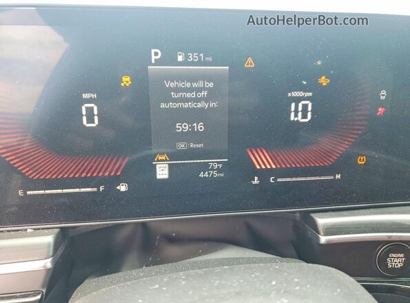 KNAG64J72T5457672 2026 KIA K5 Gray Vista del cuadro de instrumentos