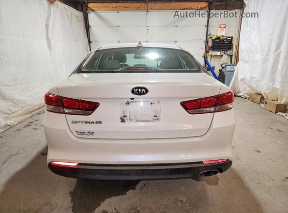 KNAGT4L33G5098535 2016 KIA OPTIMA White 