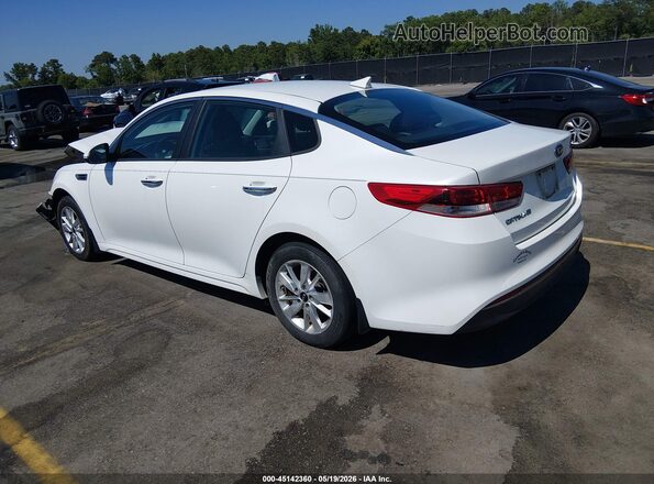 KNAGT4L36G5091014 2016 KIA OPTIMA White Հետևի ձախ