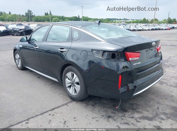 KNAGT4LE2H5012523 2017 KIA OPTIMA HYBRID Black Trasero izquierdo