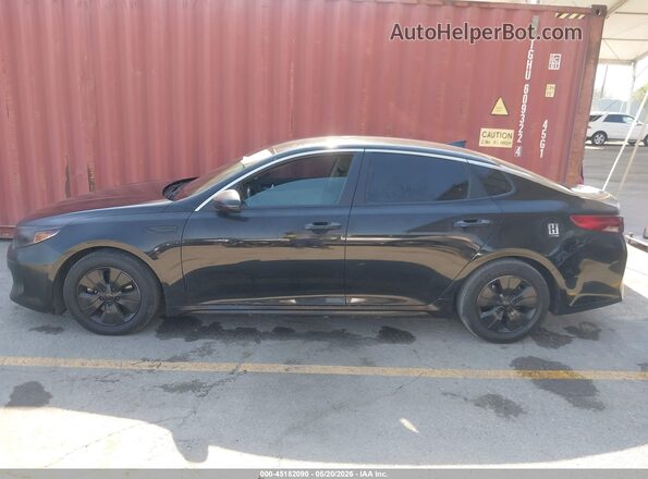 KNAGT4LE2H5014479 2017 KIA OPTIMA HYBRID Black უკანა სალონის ხედი
