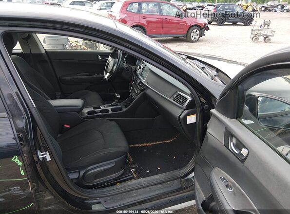 KNAGT4LE3H5014698 2017 KIA OPTIMA HYBRID Black წინა სალონის ხედი
