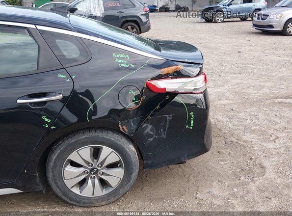 KNAGT4LE3H5014698 2017 KIA OPTIMA HYBRID Black წინა ხედი
