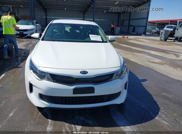 KNAGT4LE4H5019375 2017 KIA OPTIMA HYBRID White Vista interior trasera