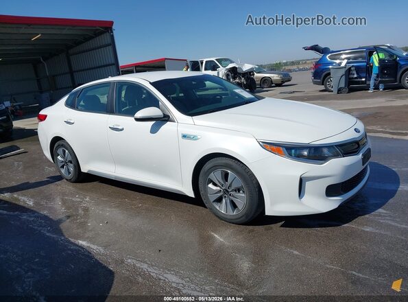 KNAGT4LE4H5019375 2017 KIA OPTIMA HYBRID White Vista interior de 360 grados