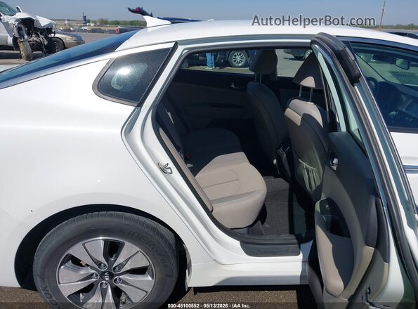KNAGT4LE4H5019375 2017 KIA OPTIMA HYBRID White Vista de la etiqueta del VIN