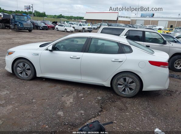 KNAGT4LE5H5012399 2017 KIA OPTIMA HYBRID White Tył lewy