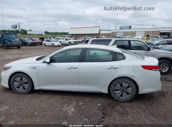 KNAGT4LE5H5012399 2017 KIA OPTIMA HYBRID White Widok wnętrza 360 stopni