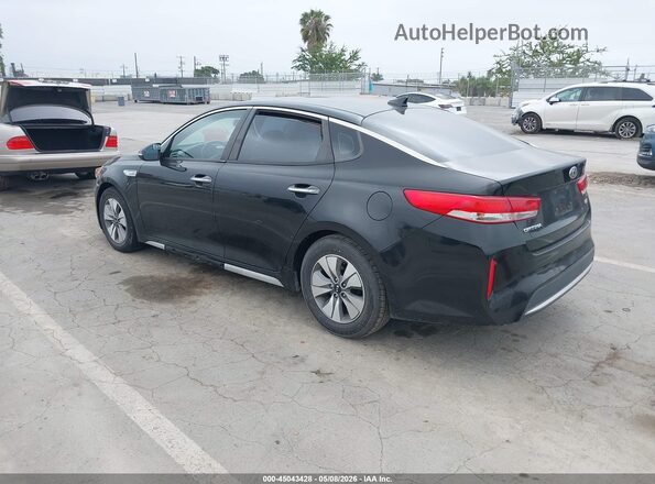 KNAGT4LEXH5011247 2017 KIA OPTIMA HYBRID Черный Задняя левая четверть