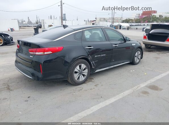 KNAGT4LEXH5011247 2017 KIA OPTIMA HYBRID Черный Задняя правая четверть