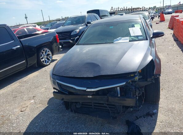 KNAGT4LEXH5016349 2017 KIA OPTIMA HYBRID Gray Вид задньої частини салону
