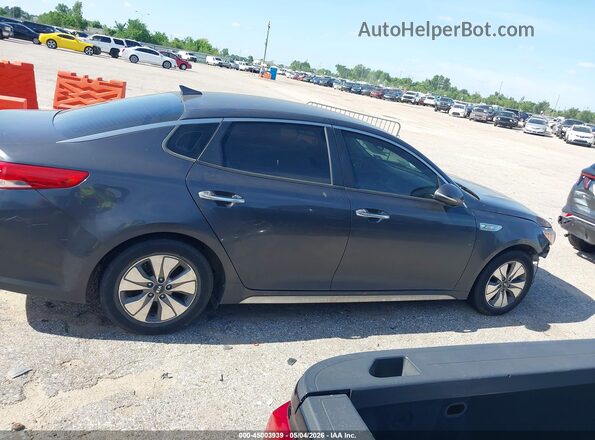 KNAGT4LEXH5016349 2017 KIA OPTIMA HYBRID Gray Панорамний вид салону 360°
