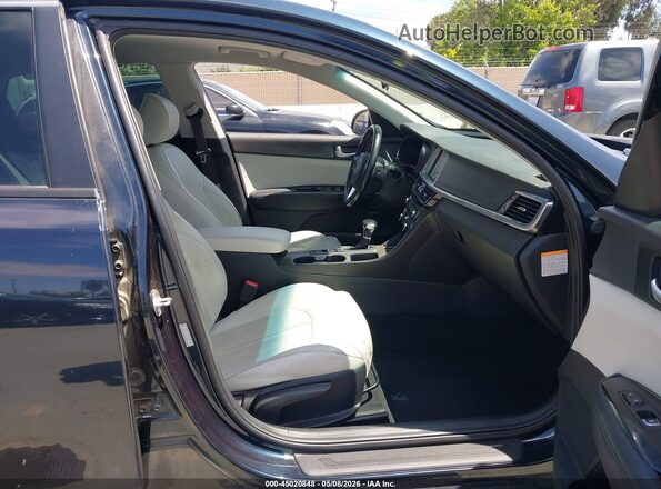 KNAGU4LE0J5020705 2018 KIA OPTIMA HYBRID Blue წინა სალონის ხედი