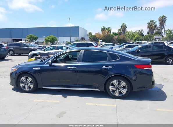 KNAGU4LE0J5020705 2018 KIA OPTIMA HYBRID Blue სალონის 360-გრადუსიანი ხედი