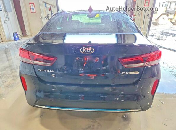 KNAGU4LE7L5044812 2020 KIA OPTIMA Black Вид ззаду