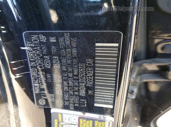 KNAGV4LD1J5026131 2018 KIA OPTIMA Black 