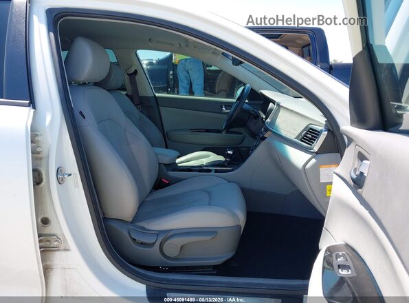 KNAGV4LD2H5007436 2017 KIA OPTIMA PLUG-IN HYBRID White წინა სალონის ხედი