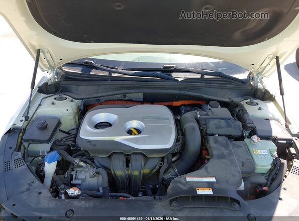KNAGV4LD2H5007436 2017 KIA OPTIMA PLUG-IN HYBRID White უკანა ხედი