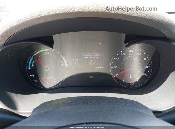 KNAGV4LD2H5007436 2017 KIA OPTIMA PLUG-IN HYBRID White უკანა სავარძლების ხედი