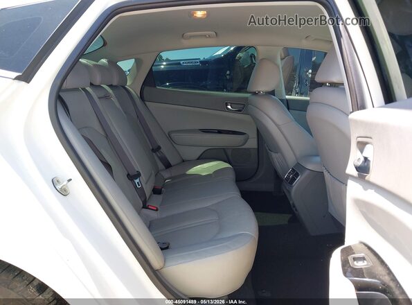 KNAGV4LD2H5007436 2017 KIA OPTIMA PLUG-IN HYBRID White VIN კოდის სტიკერის ხედი