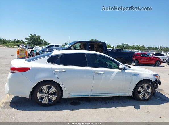 KNAGV4LD2H5007436 2017 KIA OPTIMA PLUG-IN HYBRID White უკანა სალონის ხედი