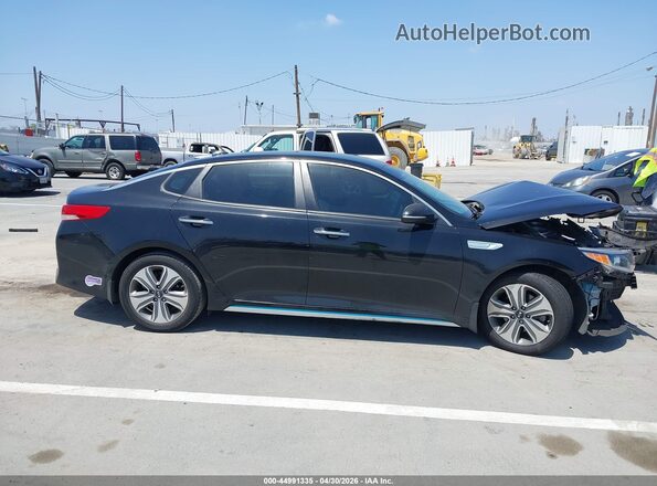 KNAGV4LDXH5013050 2017 KIA OPTIMA PLUG-IN HYBRID Black უკანა სალონის ხედი