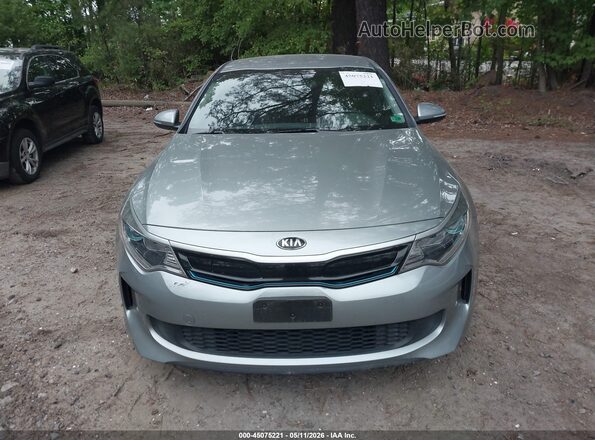 KNAGV4LDXJ5025155 2018 KIA OPTIMA PLUG-IN HYBRID Silver ხელსაწყოთა პანელის ხედი