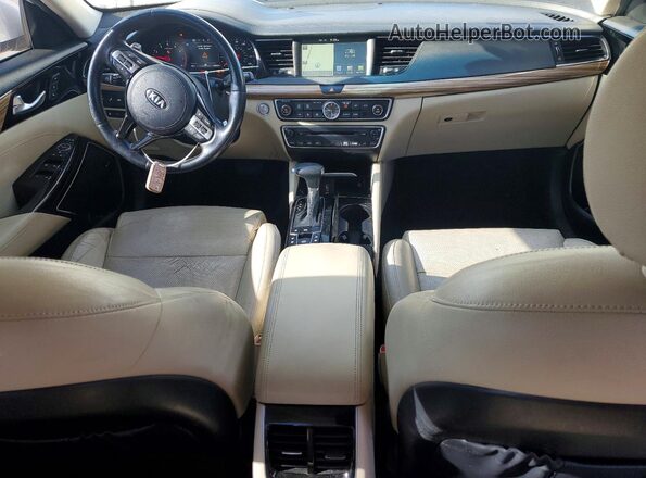 KNALC4J17H5062882 2017 KIA CADENZA White Vista del salpicadero