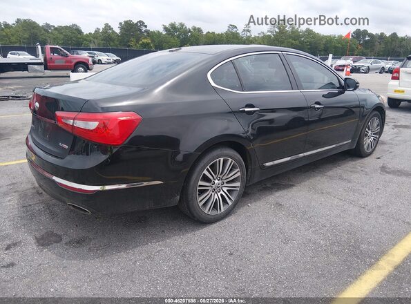 KNALN4D74G5215503 2016 KIA CADENZA Black Tył prawy