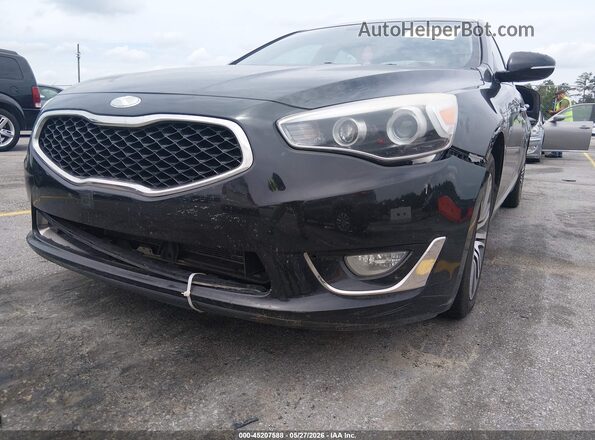 KNALN4D74G5215503 2016 KIA CADENZA Black Widok z przodu