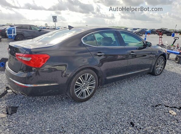 KNALN4D75G5215185 2016 KIA CADENZA Black Trasero derecho