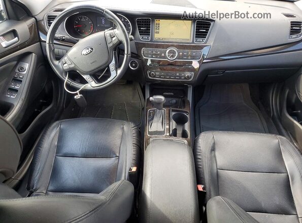 KNALN4D75G5215185 2016 KIA CADENZA Black Vista del salpicadero
