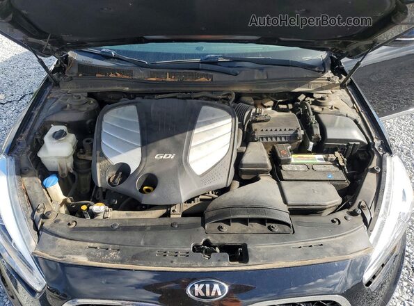 KNALN4D75G5215185 2016 KIA CADENZA Black Vista interior trasera