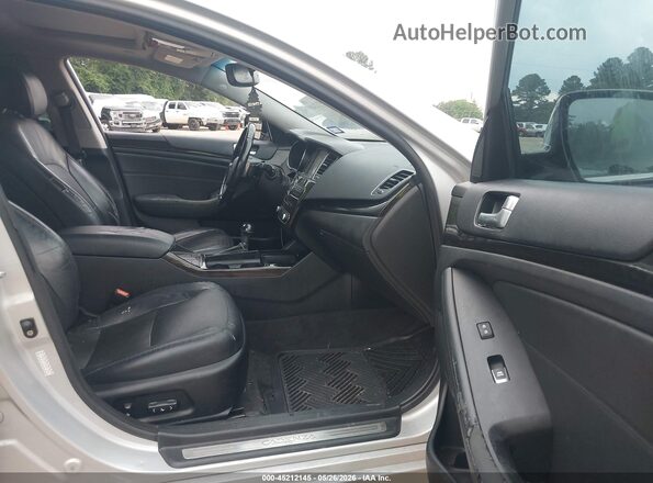 KNALN4D75G5217566 2016 KIA CADENZA Silver Սալոնի դիմացի տեսք