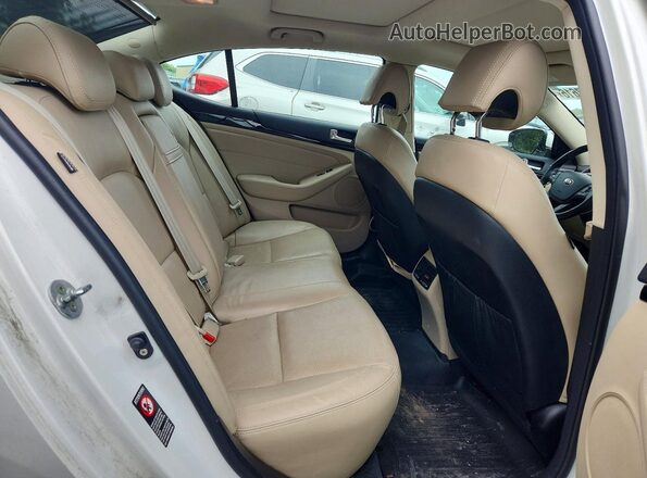 KNALN4D79G5206229 2016 KIA CADENZA White Вид задніх сидінь