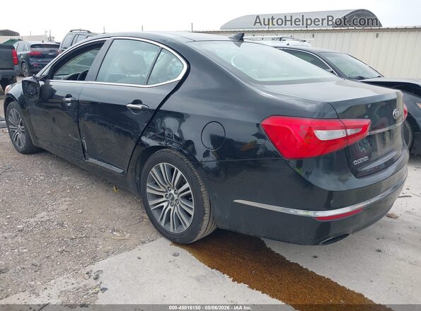 KNALN4D7XG5206630 2016 KIA CADENZA Black Задня ліва чверть
