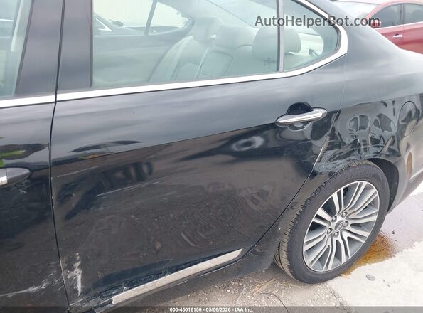KNALN4D7XG5206630 2016 KIA CADENZA Black Вид спереду