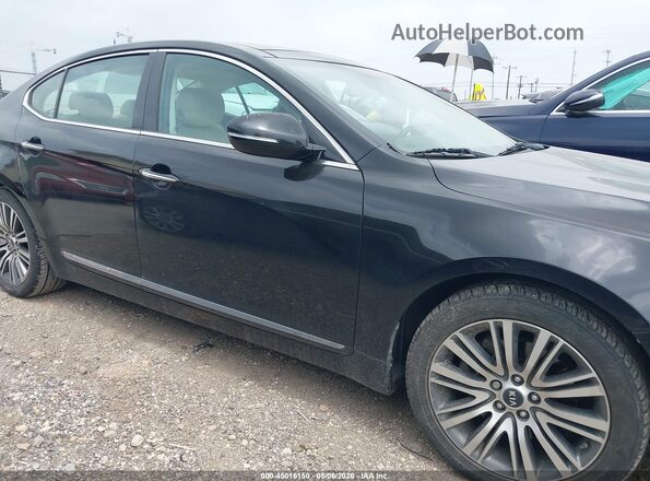 KNALN4D7XG5206630 2016 KIA CADENZA Black Вид задньої частини салону