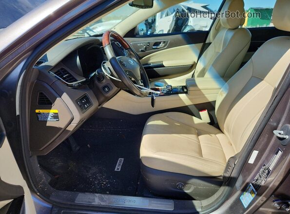 KNALU4D36G6031481 2016 KIA K900 Серый Вид салона спереди