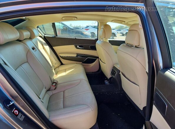 KNALU4D36G6031481 2016 KIA K900 Серый Вид задних сидений