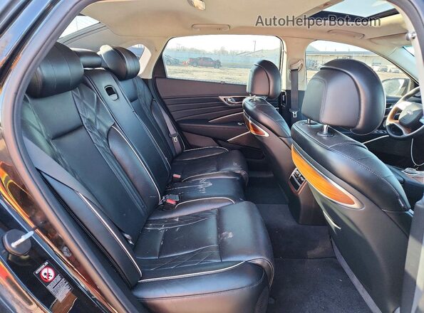 KNAS34J68K6009469 2019 KIA K900 Black უკანა სავარძლების ხედი