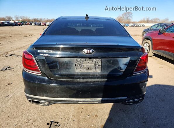 KNAS34J68K6009469 2019 KIA K900 Black უკანა ხედი
