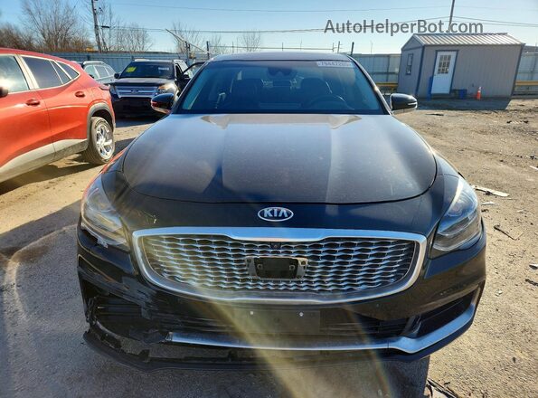 KNAS34J68K6009469 2019 KIA K900 Black წინა ხედი