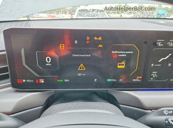 KNDADFS56R6026620 2024 KIA EV9 Серый Вид щитка приборов