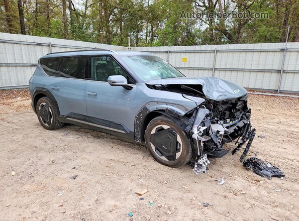 KNDADFS56R6026620 2024 KIA EV9 Серый Передняя правая четверть