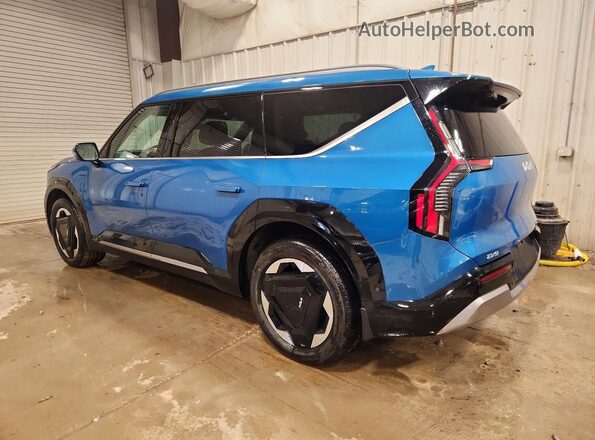 KNDADFS5XR6033618 2024 KIA EV9 Blue Trasero izquierdo